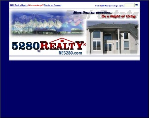 Web site www.5280realtywest.com, 5280 Realty West