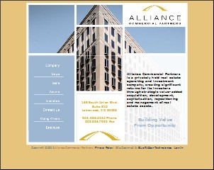 Web site www.alliancecp.com, Alliance Commercial Partners