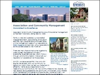 Web site www.lakewoodrealty.com, Association & Community Mgmt